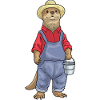 Otter Farmer Bucket Farm