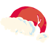Christmas Santa Hat Flat Design