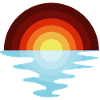 Sunset Echo Over Quiet Sea
