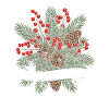 Family Christmas 2025 Cone Banner