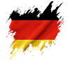 Germany flag, ripped style