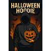 Halloween Hoodie with Pumpkin