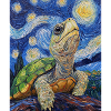 Turtle Van Gogh Style