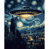 UFO Alien Alien Flying Saucer