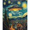 UFO Alien Alien Flying Saucer