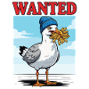 Gesuchte Pommes-möwe