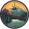 Mountains Compass