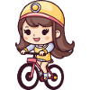 Fahrrad Mädchen Niedlich