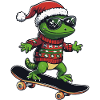 Lizard Christmas Funny