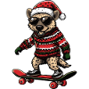 Hyena Christmas Funny
