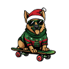 German Shepherd Christmas Funny