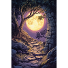 Illustration of a fantasy landscape