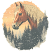 Cheval Hiver