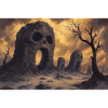 Dark fantasy horror illustration