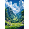 Illustration of a natural landscape
