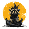 Yoga-Punk-Raccoon: Zen with Iro!