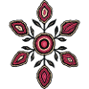Rose Petal Mandala Pattern