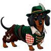 Dachshund Bavarian costume