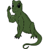 Lézard vert Flex