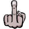 Middle Finger Stinky Finger Design