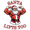 Santa Lifts Too Muscular Gym Design
