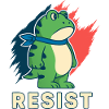 Portland Frog Protest Resist