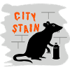 City Stain – rat graffiti