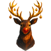 Renne de Noël Low Poly