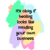 Healing Boundaries Slogan