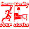 Running oder Couching - Läufer Motiv