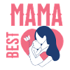 Mama Best Heart Love
