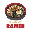 Powered by Ramen – Funny Ramen Design