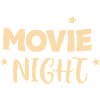 Movie Night Handlettering Stars