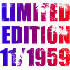 66th Birthday Limited Edition 11/1959