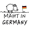Mäht in Germany – Lustiger Schaf Spruch