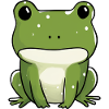 grenouille mignonne pour anniversaire enfant