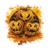 Grim Pumpkin Trio