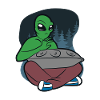 Alien Handpan Design – Cosmic Vibes & Sound