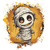 Cuddly Mummy Cartoon