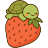 Strawberry Turtle Cozy