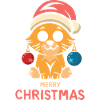 Christmas Cat Merry Christmas