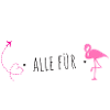 Un pour tous Flamingo Print