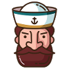 Nautical Cartoon Sailor