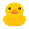 Sunny Rubber Duck Icon