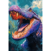 Illustration of a crocodile