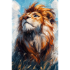 Illustration of a lion