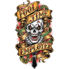 Fool Time Employee Skull