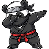 Ninja Panda Samurai Japan Tradition