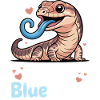 Blue-tongued skink reptile lizard