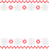 Ugly Sweater Christmas Pattern Snowflakes Cool